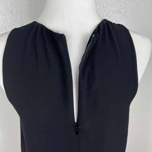 Trouve Sleeveless Blouse Women Extra Small Black V-Neck Tank Top Career Casual - Picture 10 of 11